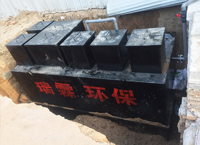 淦鑫門(mén)業(yè)地埋式污水處理設(shè)備使用現(xiàn)場(chǎng)
